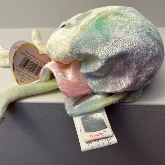 NWT Ty Set of 7 Sea Creatures Beanie Babies/ Teenie Beanies - Picture 12 of 12